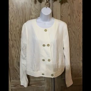 🌼3 for $15🌼 CAbi Piazza Linen cropped jacket